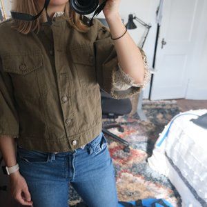 Ulla Johnson Army Green Jacket